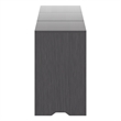 Winsome 3-PC Transitional Engineered Wood Storage Cabinet Set in Charcoal