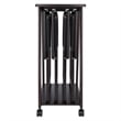Winsome Adriel 5-Piece Transitional Solid Wood Snack Table Set in Coffee