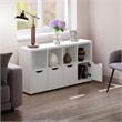 Winsome Julian 2x4 Storage Cabinet White Finish