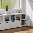 Winsome Julian 2x4 Storage Cabinet White Finish