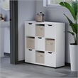Winsome Julia 3x3 Storage 5Pc Cabinet Set Beige and White Finish