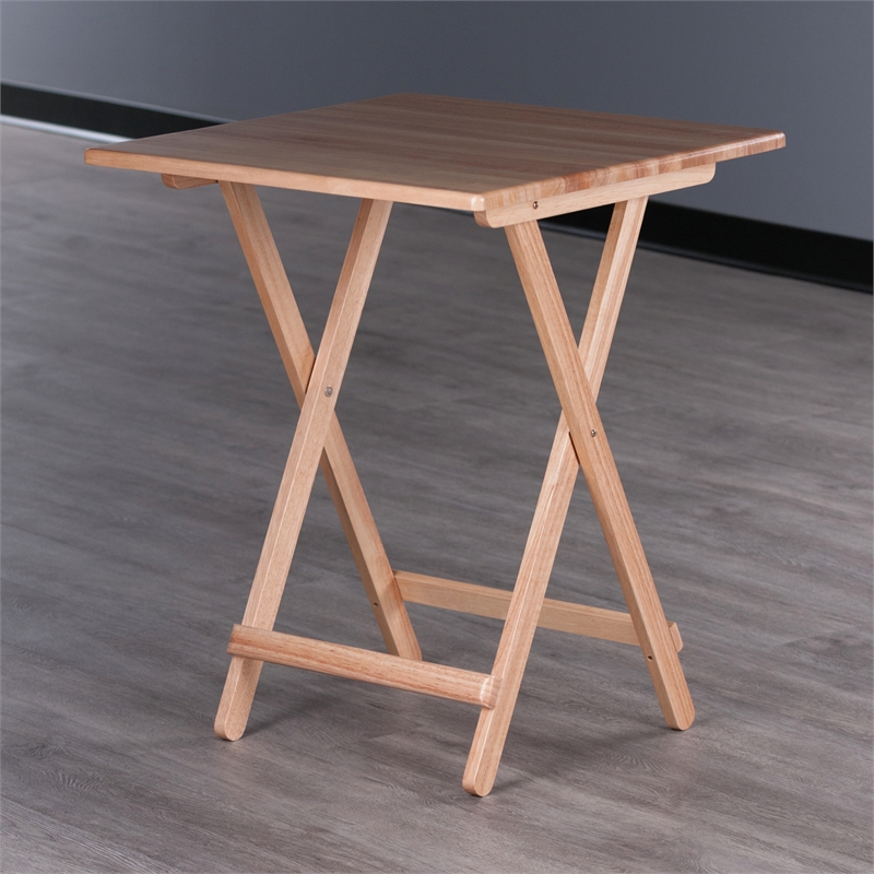 Winsome Delayne Folding Table in Natural Finish