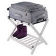 Winsome Reese Luggage Rack with Shelf in White finish