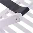 Winsome Reese Luggage Rack with Shelf in White finish