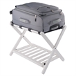 Winsome Reese Luggage Rack with Shelf in White finish