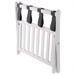 Winsome Reese Luggage Rack with Shelf in White finish