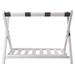 Winsome Reese Luggage Rack with Shelf in White finish