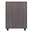 Halifax 5 Drawer Mobile Cabinet Charcoal Finish