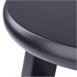 Element 2-Pc Dining Stool Set Black Finish