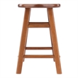 Element 2-Pc Dining Stool Set Teak Finish