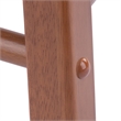 Element 2-Pc Dining Stool Set Teak Finish