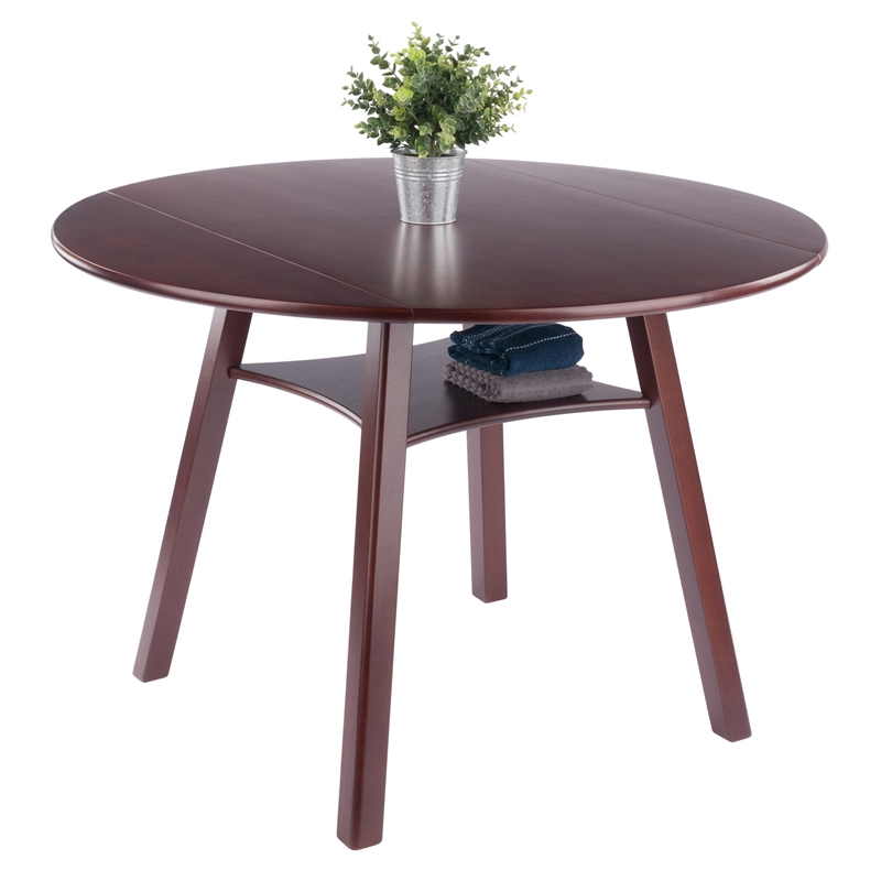 Marbelle Double Drop Leaf Dining Table Walnut