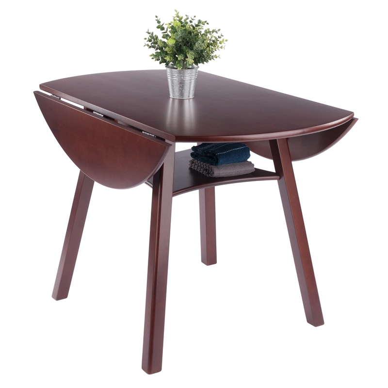 Marbelle Double Drop Leaf Dining Table Walnut