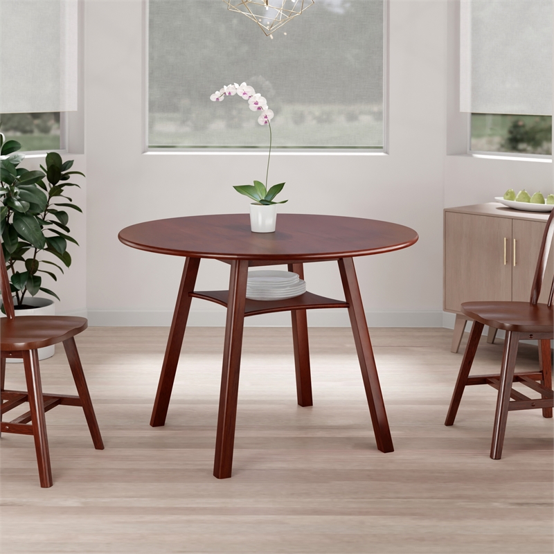 Marbelle Double Drop Leaf Dining Table Walnut