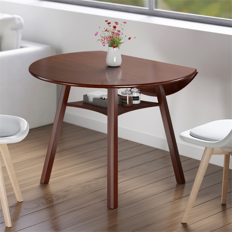 Marbelle Double Drop Leaf Dining Table Walnut