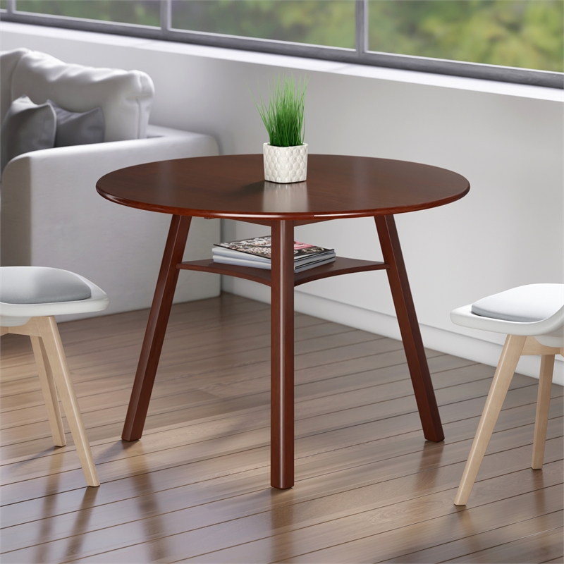 Marbelle Double Drop Leaf Dining Table Walnut
