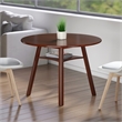 Marbelle Double Drop Leaf Dining Table Walnut