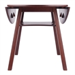 Marbelle Double Drop Leaf Dining Table Walnut