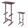 Riley Snack Table Rack Walnut Finish