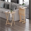 Riley 3-Pc Set Snack Table Natural Finish