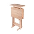 Riley 3-Pc Set Snack Table Natural Finish