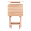 Riley 3-Pc Set Snack Table Natural Finish