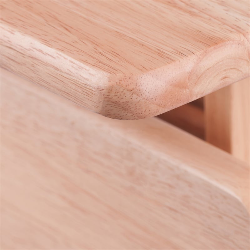 Riley 3-Pc Set Snack Table Natural Finish