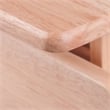 Riley 3-Pc Set Snack Table Natural Finish