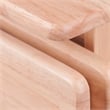 Riley 5-Pc Set Snack Table Natural Finish
