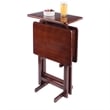 Riley 3-Pc Set Snack Table Walnut Finish