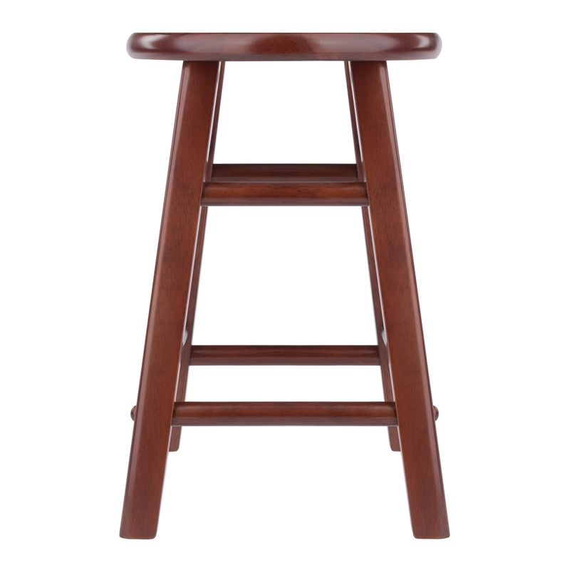 Element 2-Pc Dining Stool Set Walnut