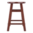 Element 2-Pc Dining Stool Set Walnut