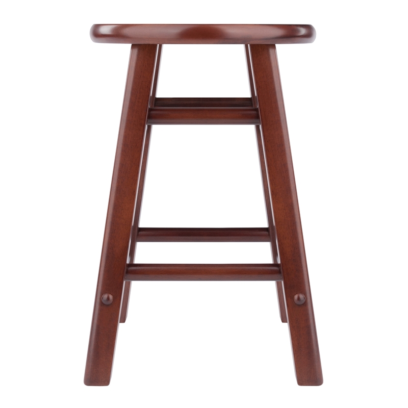 Element 2-Pc Dining Stool Set Walnut