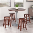 Element 2-Pc Dining Stool Set Walnut