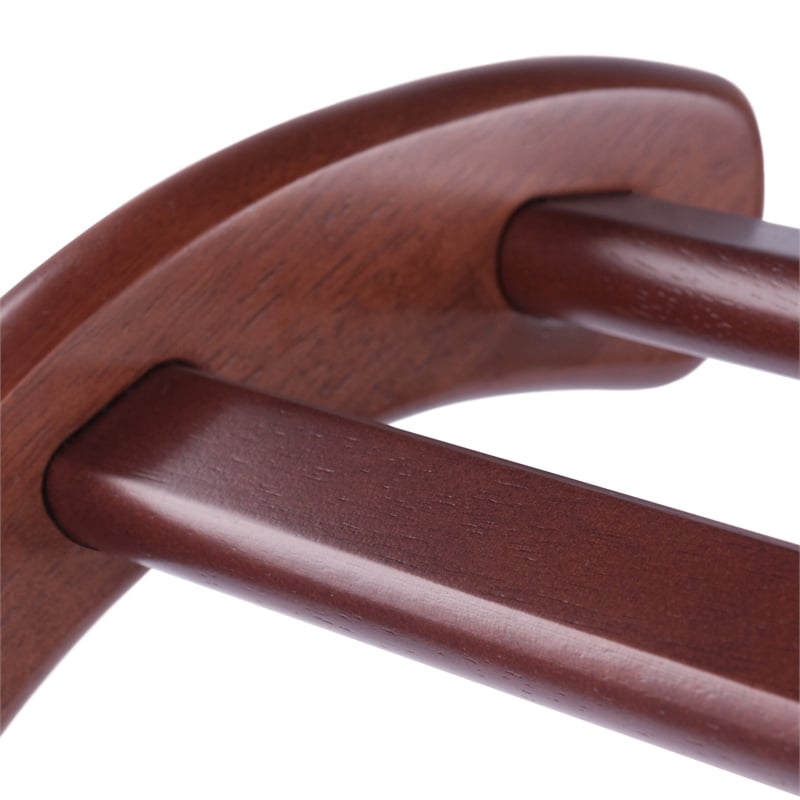 Winsome Bella Blanket Rack in Walnut Finish