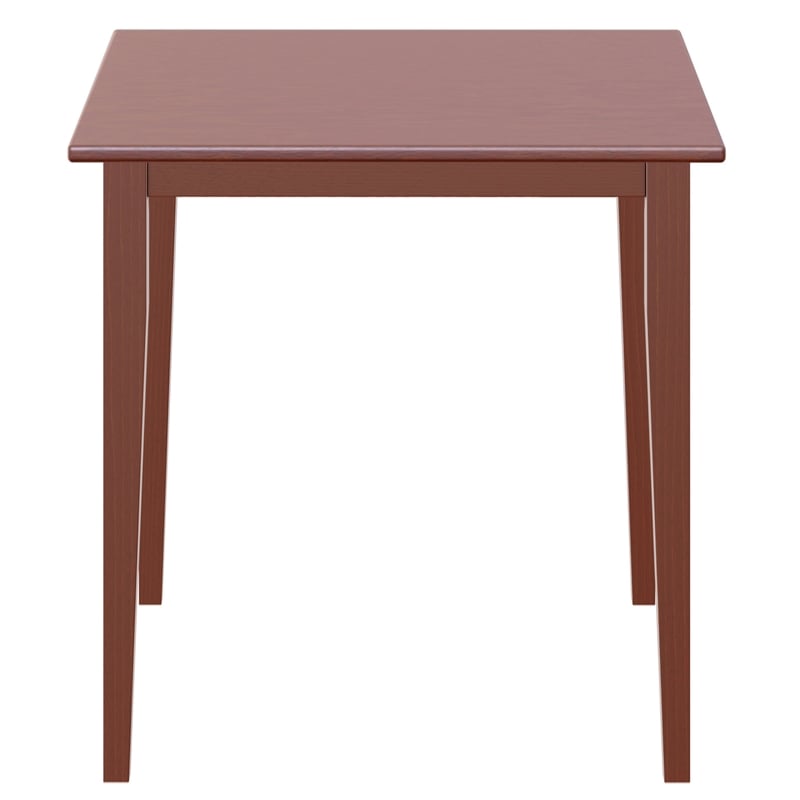 Winsome Groveland Square Transitional Solid Wood Dining Table in Antique Walnut