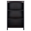 Winsome Terrace Solid Wood Storage Shelf/Bookcase with 4-Tier in Espresso