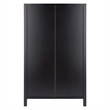 Winsome Terrace Solid Wood Storage Shelf/Bookcase with 4-Tier in Espresso