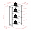 Winsome Terrace Solid Wood Storage Shelf/Bookcase with 4-Tier in Espresso