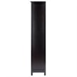 Winsome Terrace Solid Wood Storage Shelf/Bookcase with 5-Tier in Espresso