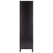 Winsome Terrace Solid Wood Storage Shelf/Bookcase with 5-Tier in Espresso