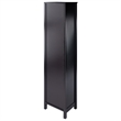 Winsome Terrace Solid Wood Storage Shelf/Bookcase with 5-Tier in Espresso