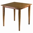 Winsome Groveland 5-Piece Square Solid Wood Dining Set in Light Oak