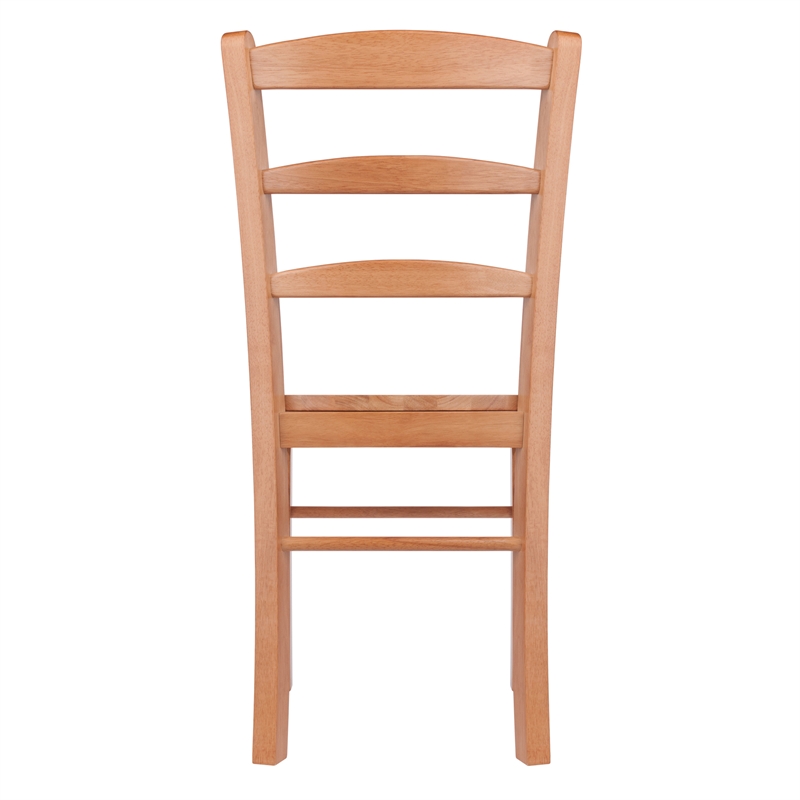 Winsome Groveland 5-Piece Square Solid Wood Dining Set in Light Oak