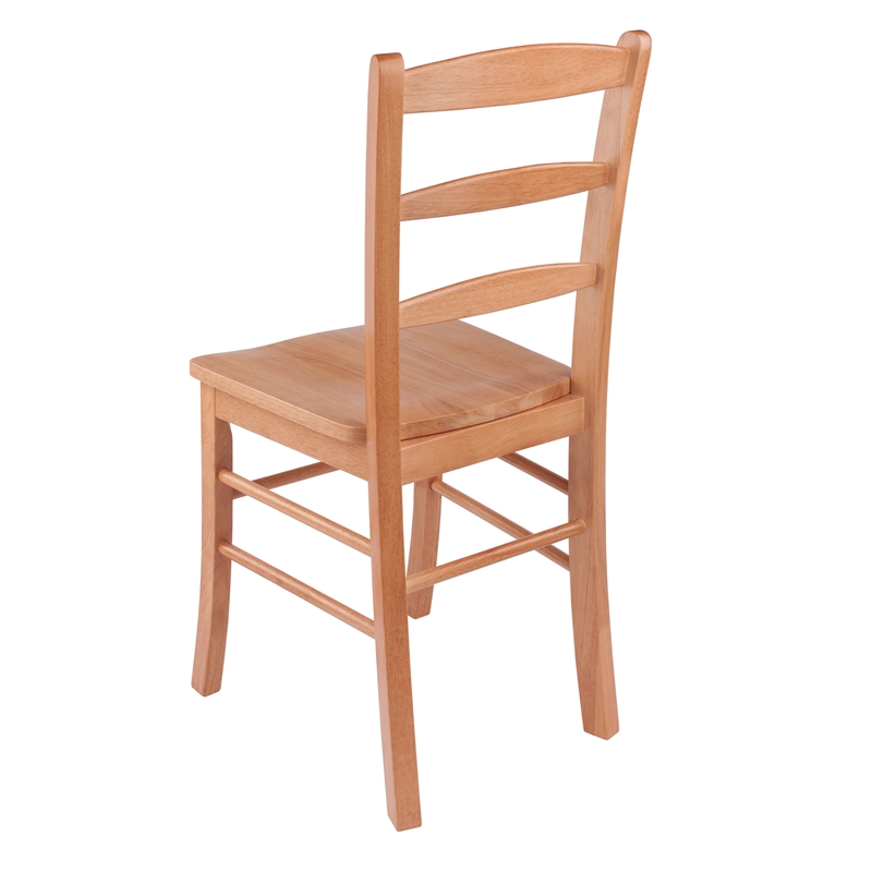 Winsome Groveland 5-Piece Square Solid Wood Dining Set in Light Oak
