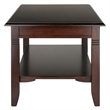 Winsome Nolan Transitional Solid Wood Coffee Table in Cappuccino
