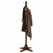 Winsome Jera Transitional Solid Wood Coat Rack Tree in Cappuccino