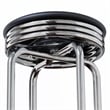 Winsome Summit 3-Piece Round Contemporary Wood/Metal Pub Set in Black