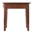 Winsome Rochester Solid Wood End Table with One Drawer in Antique Walnut