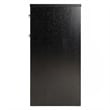 Winsome Ava Transitional Composite Wood Accent Table with Two Drawers in Black